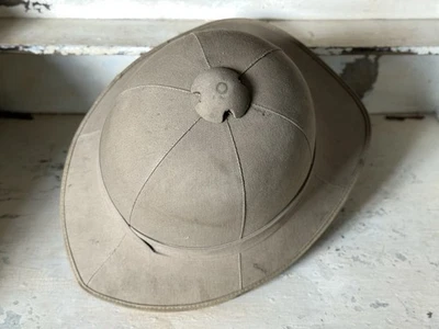Vintage Hobson & Sons London Safari  Sun Hat Military Helmet 1950's - Image 1 of 4