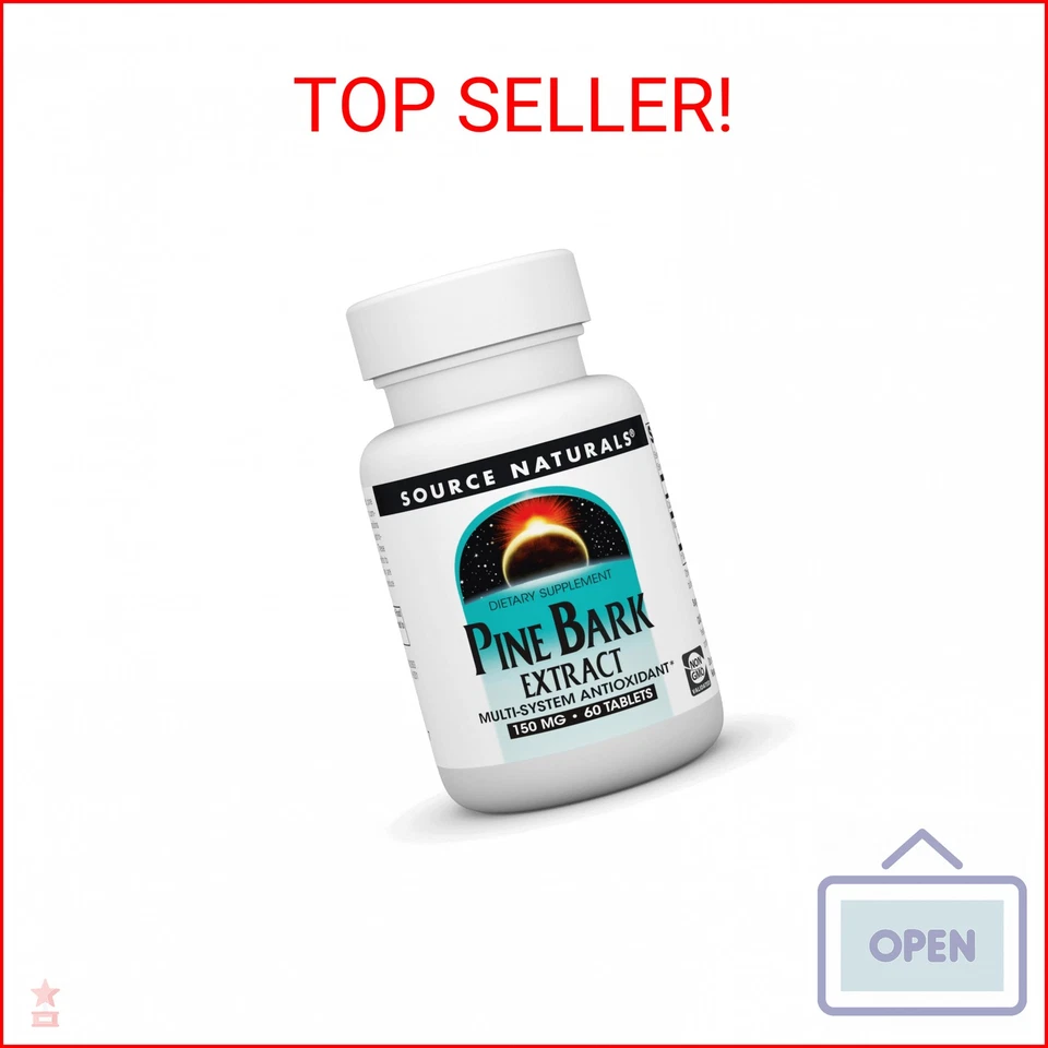 Source Naturals Pine Bark Extract 150mg 60 Tablets