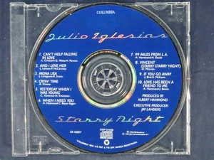 Starry Night by Julio Iglesias {CD Disc Only No Tracking} - Picture 1 of 2