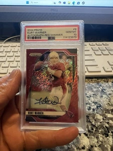 Autógrafos Panini Prizm - Kurt Warner #8 Red Shimmer Prizm 2024/35 (AU) - Imagen 1 de 3