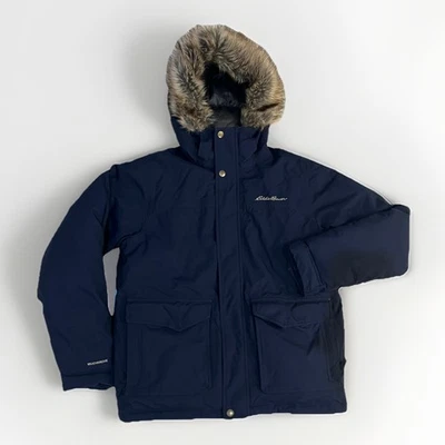Parka de plumón Eddie Bauer Weatheredge Superior para hombre mediana impermeable azul Foto 1 de 4