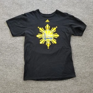 Adidas Stephen Curry 30 Men T-Shirt Medium Black Front & Back Graphic NBA Sun - Picture 1 of 9
