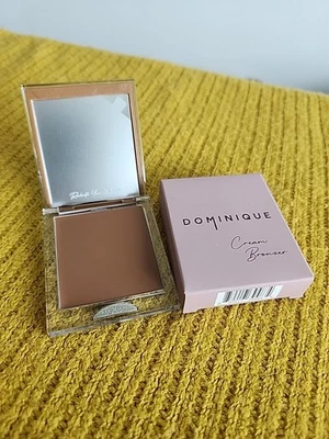 NIB DOMINIQUE COSMETICS Cream Bronzer Facial Cosmetics in Medium Tan Contour - Image 1 of 4