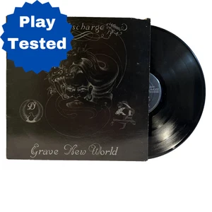 Discharge Grave New World LP Vinyl Record 1986 UK Clay LP19 Punk Rock - Imagen 1 de 12