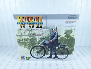 Figura de acción Dragón Segunda Guerra Mundial Francia 1944 Dieter Wehrmacht Infantería Hombre Bicicleta NUEVO - Imagen 1 de 8