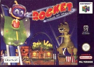 Rocket Robot On Wheels - Nintendo 64 N64 Action Adventure Video Game Boxed - Picture 1 of 1