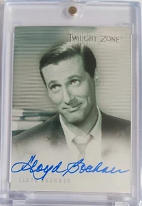 1999 Twilight Zone Series 1 Pemiere Edition Lloyd Bochner A4 autograph card - Picture 1 of 2