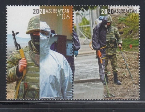AZERBAIJAN Corona Pandemic COVID-19 MNH set Cover