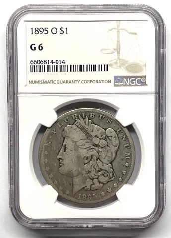1895-O Morgan Dollar NGC G6 - KEY DATE MORGAN Cover