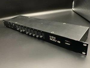 KAWAI MAV-8 MIDI Patchbay 8 outputs 4 inputs Splitter Rack Used Tested  JAPAN - Picture 1 of 6