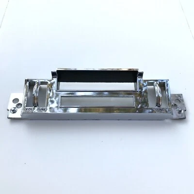 1968 1969 DODGE POLARA MONOCO C-Body AM THUMB WHEEL RADIO Face Plate, MOPAR - Image 1 of 4