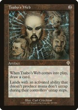 Tsabo's Web Invasion NM Artifact Rare MAGIC THE GATHERING MTG CARD ABUGames