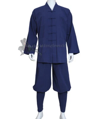 Verano Algodón Budista Monje Shaolin Bata Kung Fu Traje Wushu Tai Chi Uniforme  Foto 1 de 4