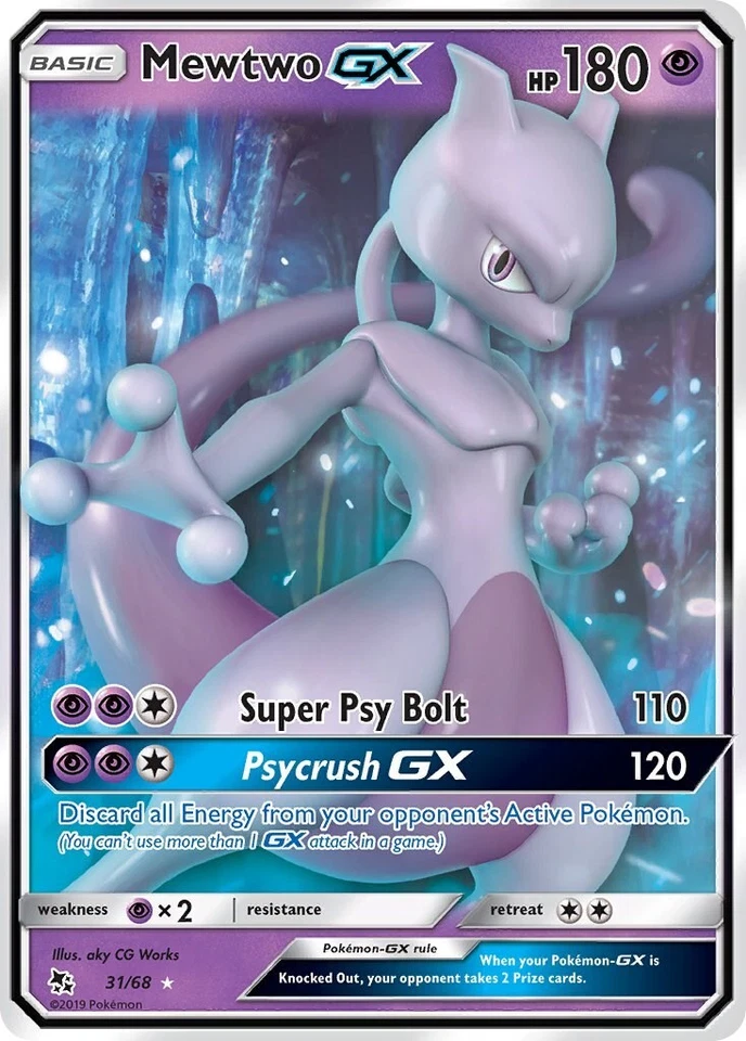 Mewtwo GX 31/68 Hidden Fates