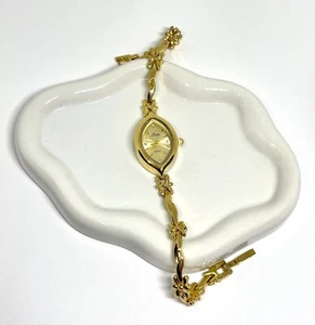 New Gold Bow Vintage Style Unique Dainty Women’s Wrist Watch - Picture 1 of 8