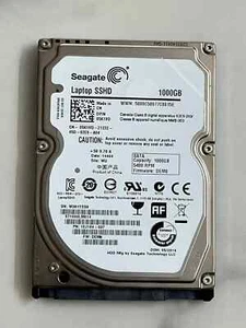 Seagate Laptop SSHD 1TB 8GB NAND Flash 2.5" Solid Sata Hybrid Drive ST1000LM014 - Picture 1 of 1