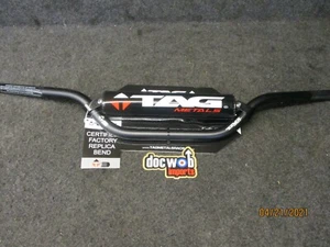 New Tag Metals T3 Universal High Bend Enduro/Motocross handlebars Black TAG1005 - Picture 1 of 5