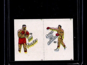 #6871 JOE FRAZIER, SUGAR RAY ROBINSON Rare 1985 Cromos De Boxeo Boxing Card