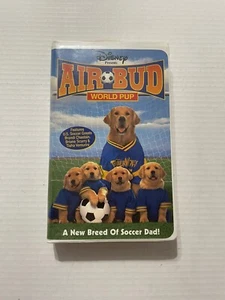 Disney Air Bud World Pup VHS Movie Soccer - Picture 1 of 9