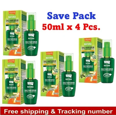 4x Lolane Natura Daily Hair Serum Magic In One Damaged Dry Split Ended 50 ml - Image 1 of 4