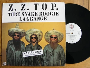 Z.Z. TOP TUBE SNAKE BOOGIE / LA GRANGE 12" VINYL SINGLE VG++ \ VG+ - Picture 1 of 8