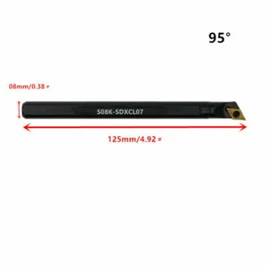 S08K SDXCL07 8*125 mm Drehmaschine Drehwerkzeug Bohrstab Halter für DCMT070204 Einsatz - Bild 1 von 3