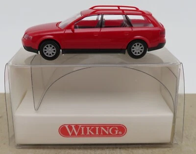 Micro WIKING Ho 1/87 Audi A6 Anteriore Rosso IN Box #1300223 - Immagine 1 di 4