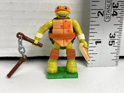Минифигурка Michelangelo Teenage Mutant Ninja Turtles Mega Bloks серия 1 новая - Изображение 1 из 2