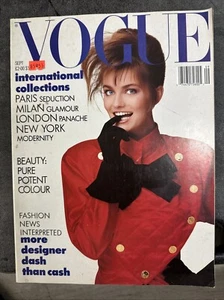 VOGUE Magazine 1987 September FREE GIFT WRAP Fast Dispatch   - Picture 1 of 11