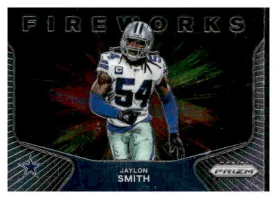 2020 Panini Prizm #25 Jaylon Smith Fireworks - Image 1 of 2