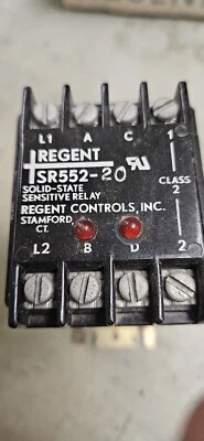 REGENT CONTROLES SR552-20 RELÉ Foto 1 de 2