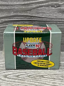 1992 Fleer Update Baseball Factory Set Griffey Jr. Rookie Card Factory Sealed - Picture 1 of 6