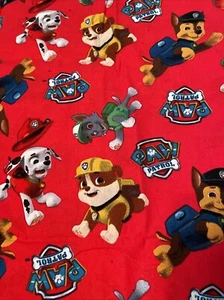 Paw Patrol Fabric BonEful Fabric FQ Cotton Quilt Red Dog Boy 32 Inches - Picture 1 of 10