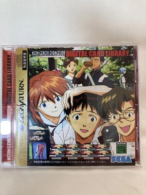 [g481]Sega Saturn Neon Genesis Evangelion Digital Card Library. *JAPAN GAME* - Image 1 of 4