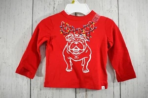 Baby Gap Toddler Graphic T-Shirt Long Sleeve Pure Red Multi-Size Tops NWT - Picture 1 of 8