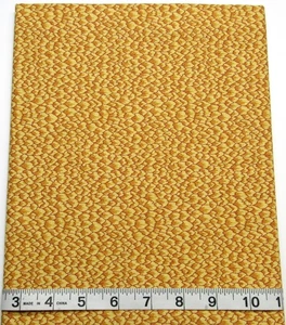 Vintage Unbranded Yellow/Gold Packed Leaves 35"x44" Cotton Sew Quilt Fabric - Picture 1 of 3