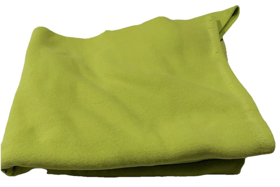 Malden Mills Fleece Yellow/Green 200 Weight 23" x 64" wd xtra piece 34" x 15" - Image 1 of 1