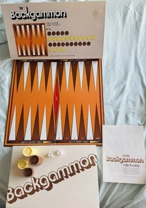 Vintage 1974 Whitman Western Publishing Backgammon Game - Complete - Picture 1 of 3