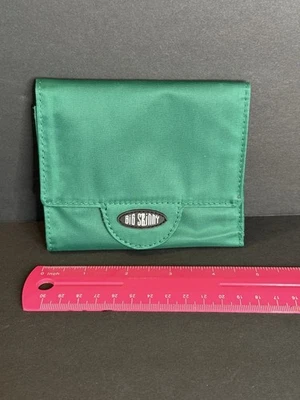Big Skinny Green Tri-Fold Nylon Women’s Wallet Lightweight Slim Card Holder New - Image 1 of 4