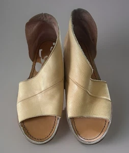 Free People Mont Blanc Sandalen Leder Blockabsatz Größe 39 / 8,5 US - Bild 1 von 11