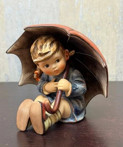 Goebel Hummel 152/0 B Regenschirm Mädchen 4,75" TMK6 W. Germany 1957 Design - Bild 1 von 5