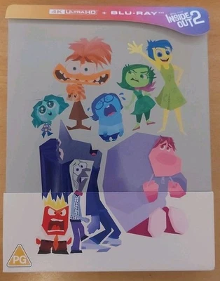 Inside Out 2 4k Ultra HD + Blu Ray  Steelbook - Image 1 of 4