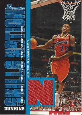 Camiseta deportiva 2005-06 Bowman Skills Nation Relics #JR Jason Richardson - BSK Foto 1 de 2