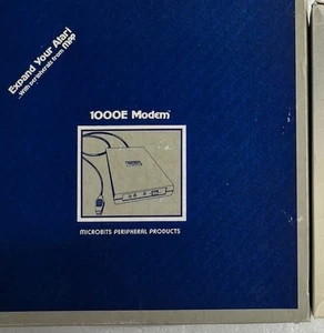 Atari 1000E Modem Microbits Peripheral Products 1984 - Afbeelding 1 van 5