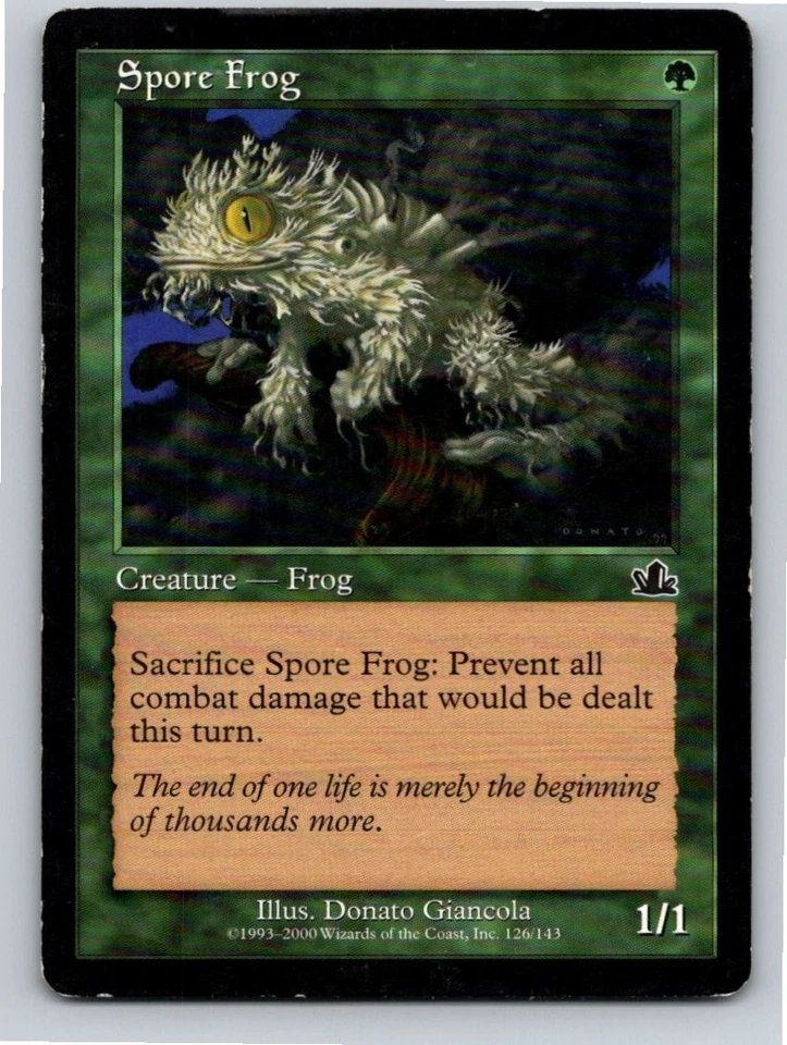 Magic the Gathering MP Spore Frog Prophecy MTG Free Shipping! - Image 1 of 1