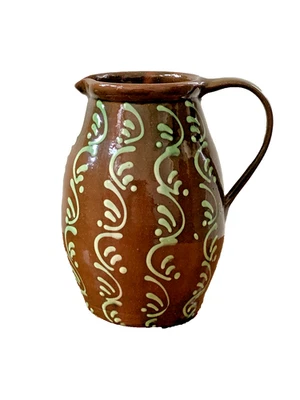 Antique/Vintage Slipware Pottery Jug, 20thc - Image 1 of 4
