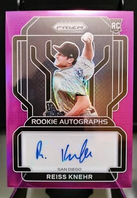 2022 Panini Prizm Reiss Knehr Rookie Autographs Purple Prizm /50 #RA-RK - Image 1 of 2