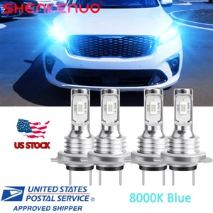 4x Kits de faros delanteros LED bombillas altas bajas azules para KIA Sorento 2014-2019 blanco - Imagen 1 de 12