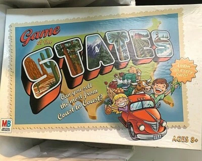 Game Of The States Milton Bradley Board Game  Age 8+  (2 - 4 Players) 2005 - Image 1 of 4