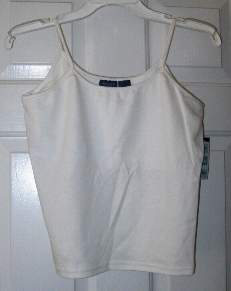 NUEVO CON ETIQUETAS CAMISETA SIN MANGAS DAMAS MARFIL CREMA MOUNTAIN LAKE TALLA S Foto 1 de 1